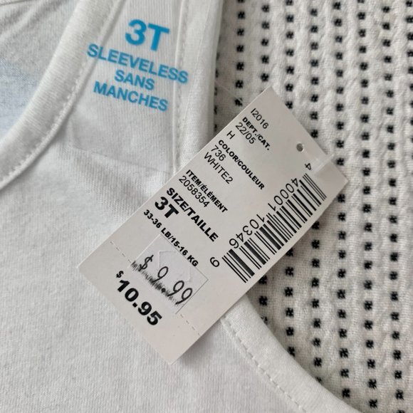 NWT The Children's Place Tank Top with Sparkle Print | 3T - Picture 4 of 5